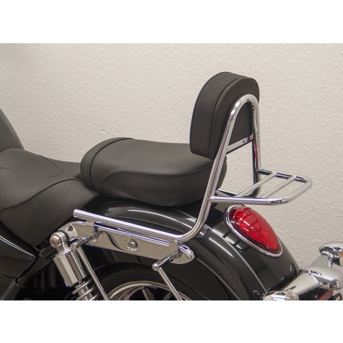 Sissy Bar with pad and carrier for the Commander/LT