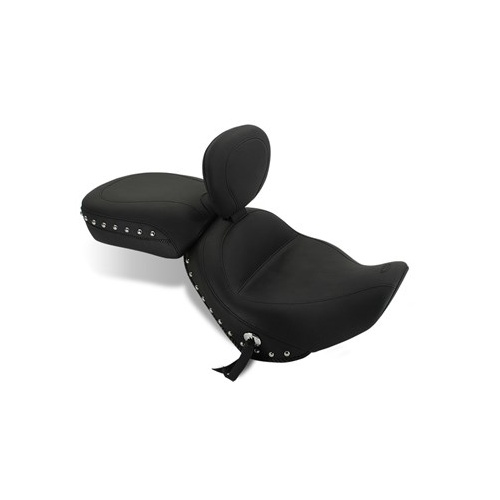 Two-piece Studded Seat with Driver Backrest - Triumph America and Speedmaster